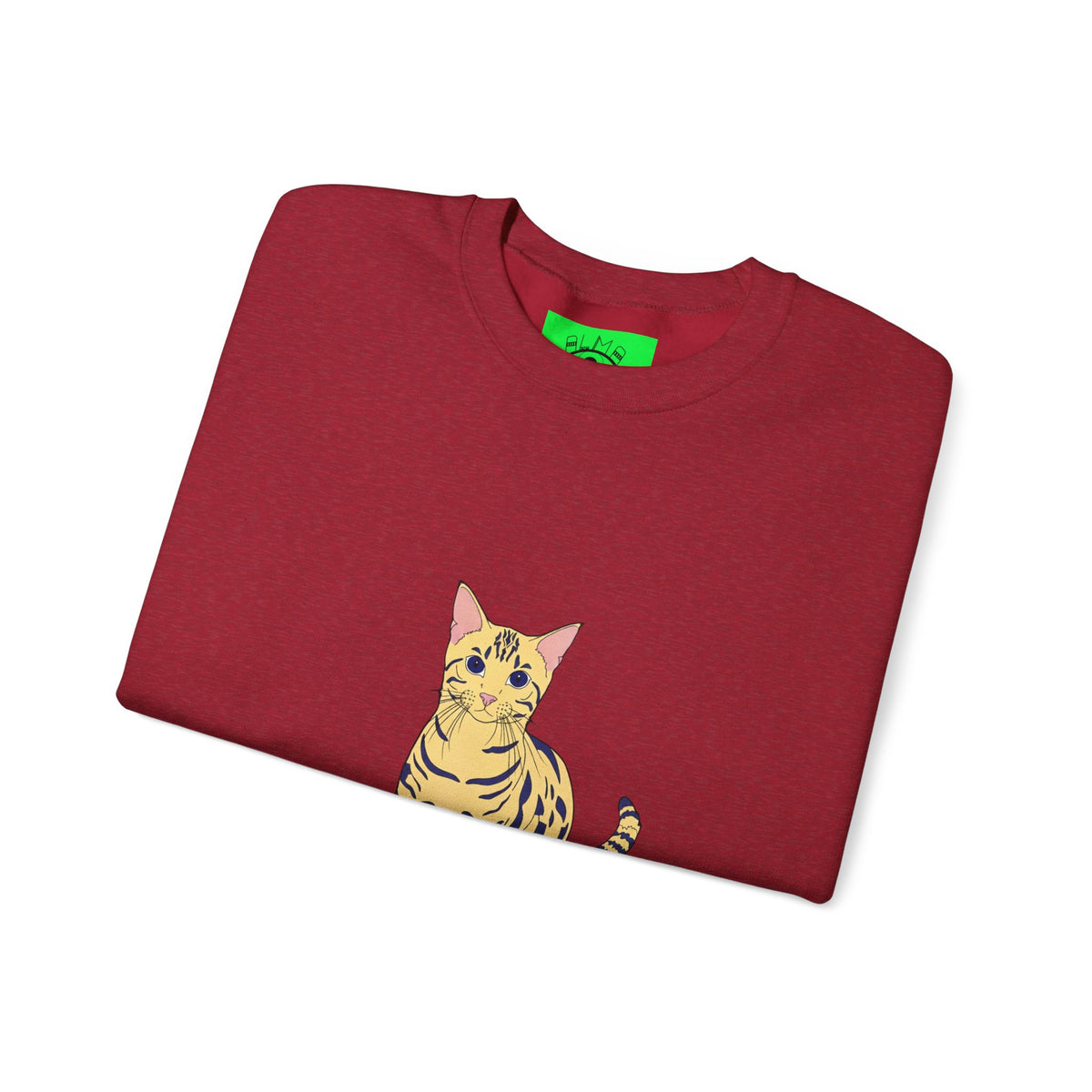 Bengal Cat cartoon Unisex Heavy Blend™ Crewneck Sweatshirt