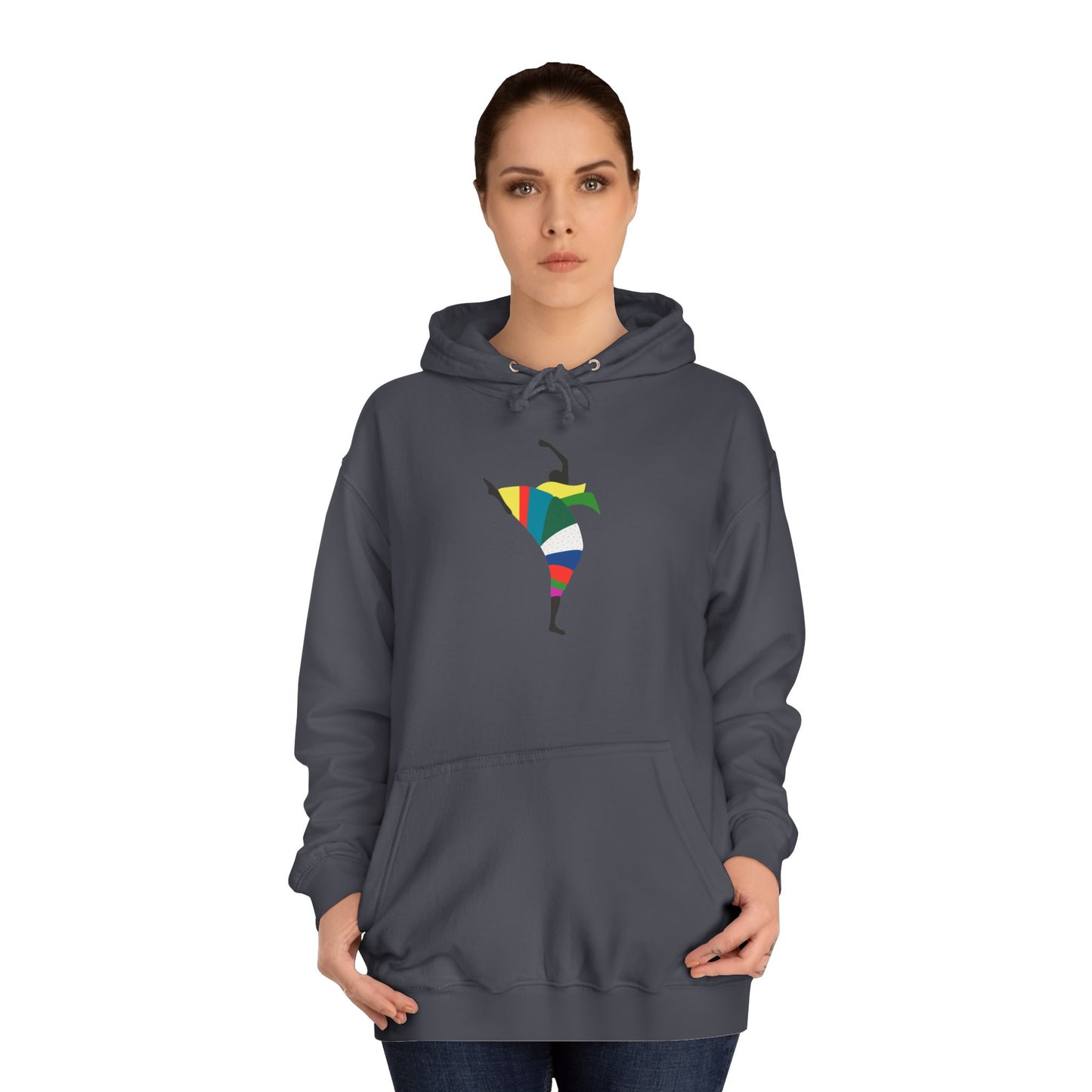 Colorful Dancer Unisex College Hoodie - Stylish Daily Wear