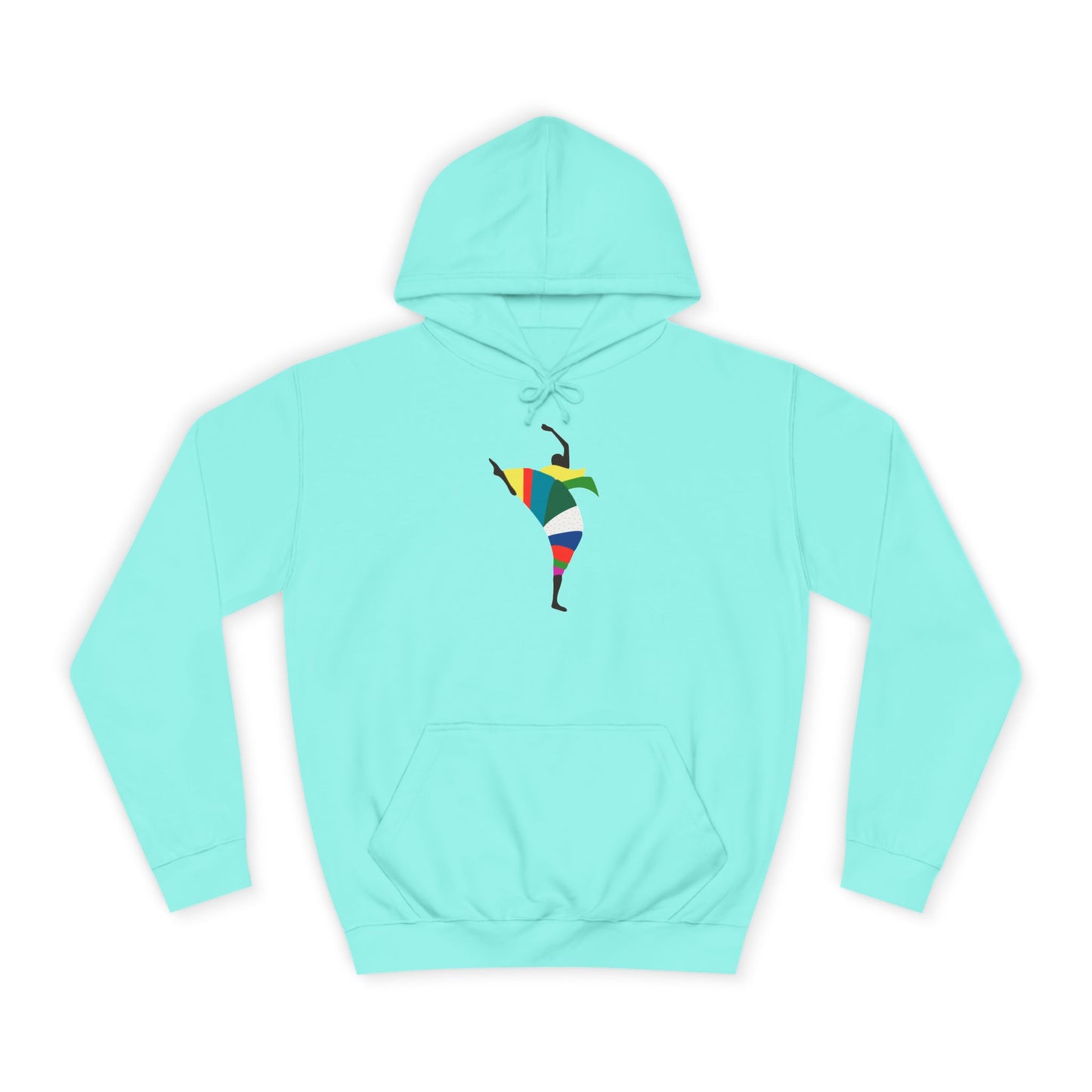 Colorful Dancer Unisex College Hoodie - Stylish Daily Wear