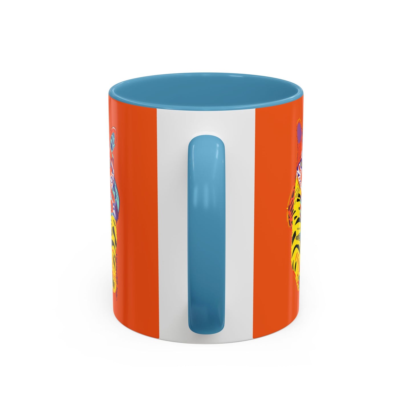 Mug - Tiger Design Accent Coffee Mug (11, 15oz)