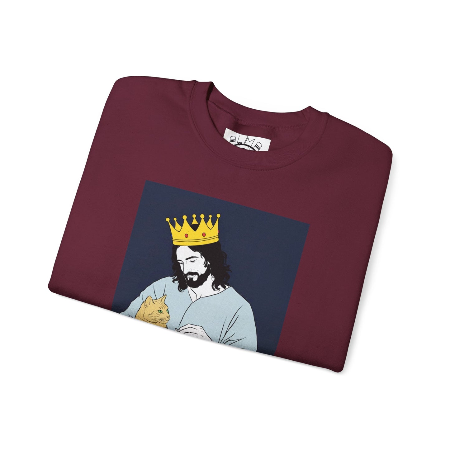 Jeus and cat Unisex Heavy Blend™ Crewneck Sweatshirt