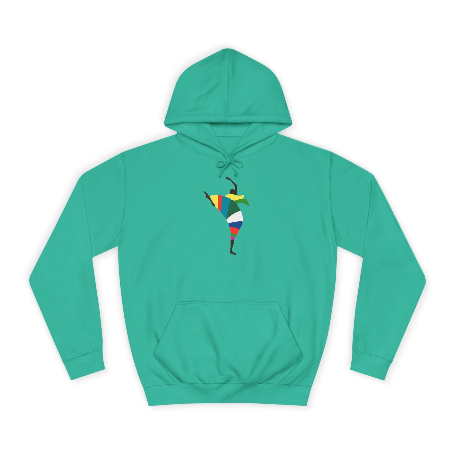 Colorful Dancer Unisex College Hoodie - Stylish Daily Wear