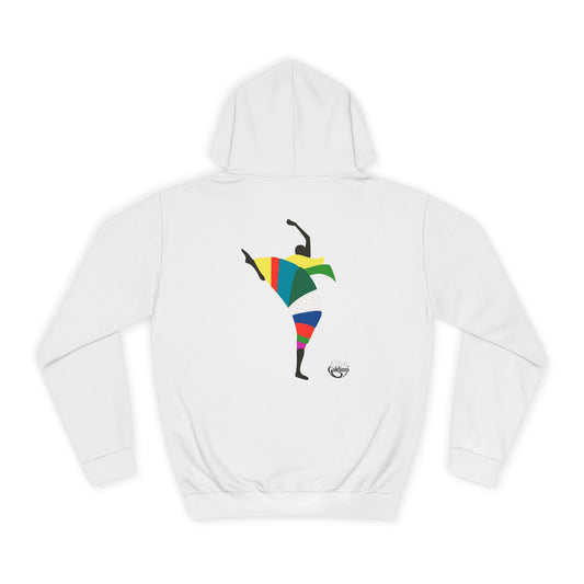 Colorful Dancer Unisex College Hoodie - Stylish Daily Wear