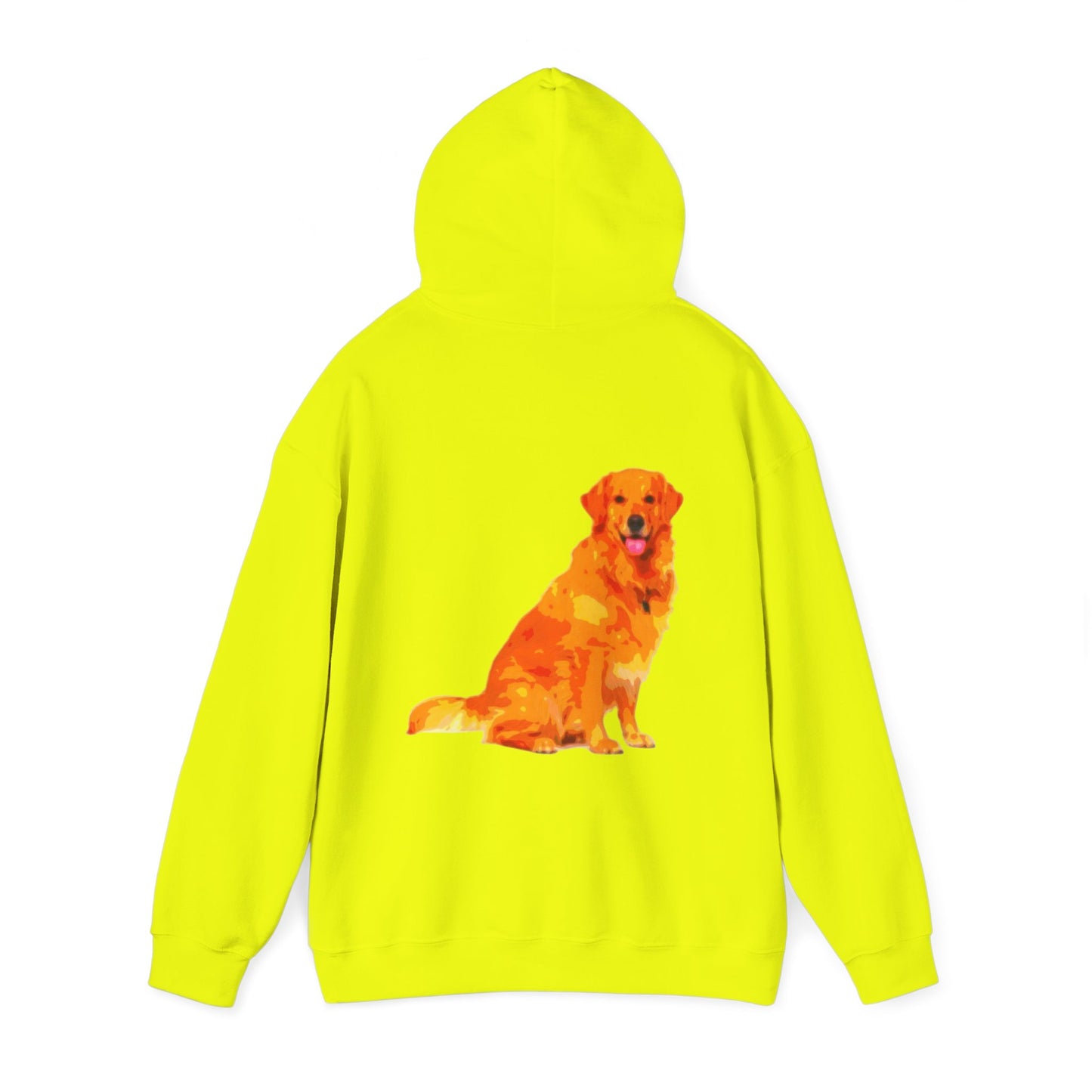 Vibrant Golden Retriever Hoodie, Pet Lover Gift, Cozy Sweatshirt, Animal Art Apparel, Dog Mom Outfit, Christmas Wear, Cute Canine Fashion