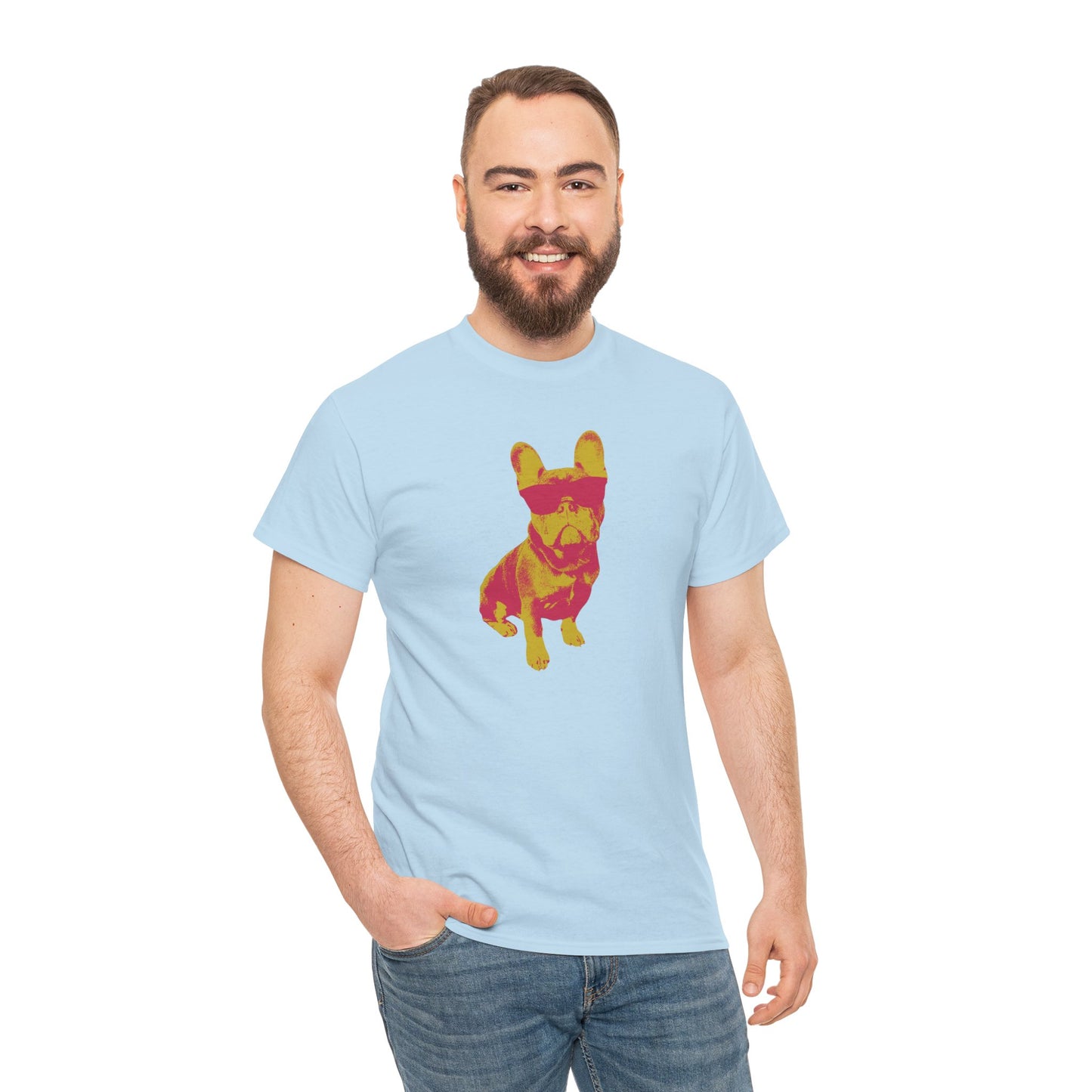 French Buldog Unisex Heavy Cotton Tee