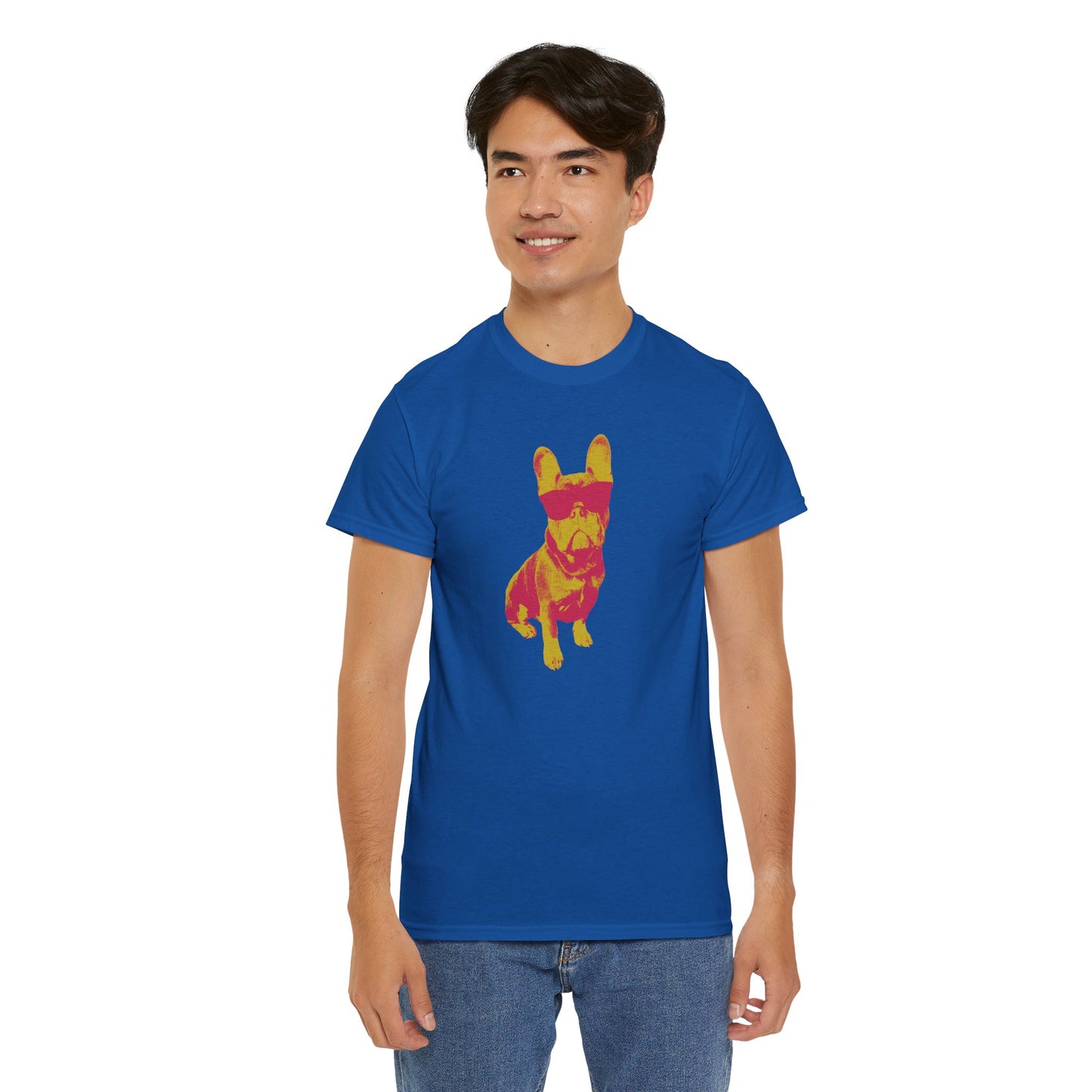 French Buldog Unisex Heavy Cotton Tee