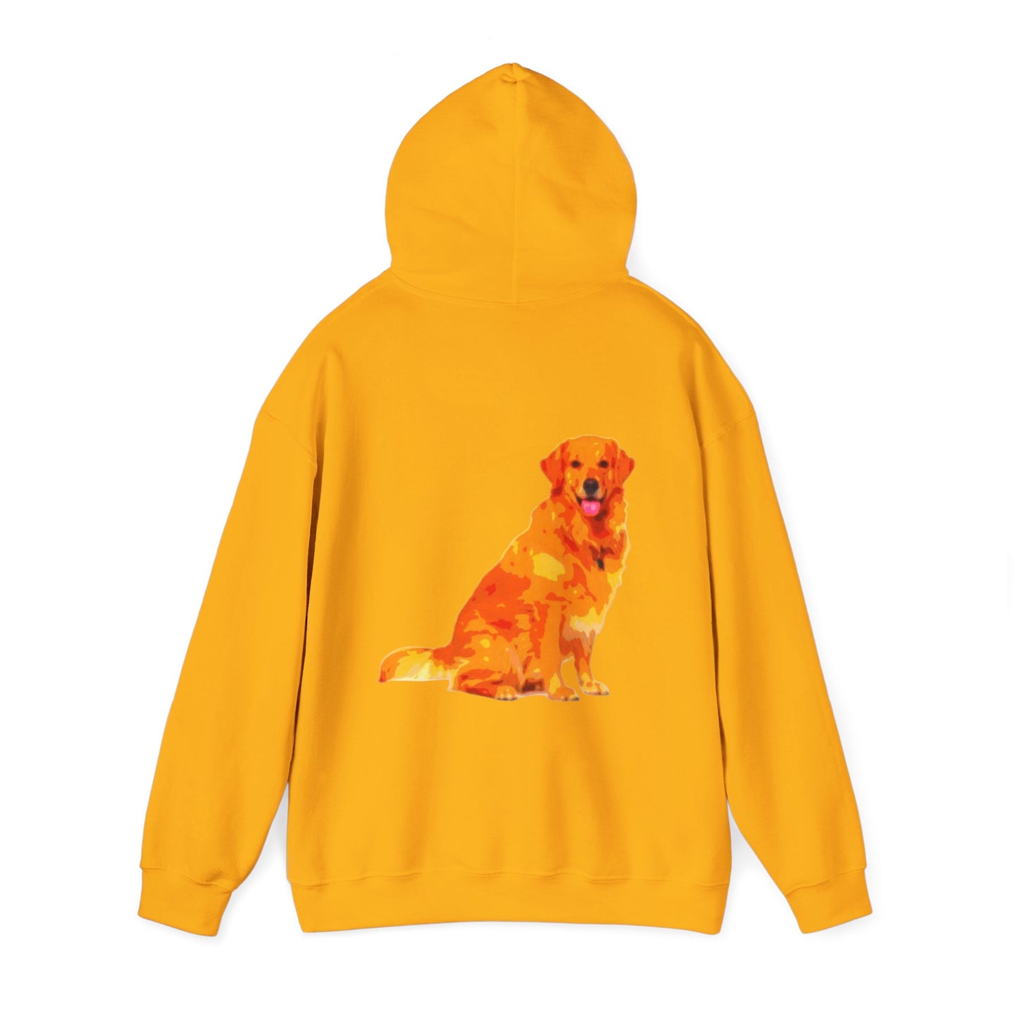 Vibrant Golden Retriever Hoodie, Pet Lover Gift, Cozy Sweatshirt, Animal Art Apparel, Dog Mom Outfit, Christmas Wear, Cute Canine Fashion