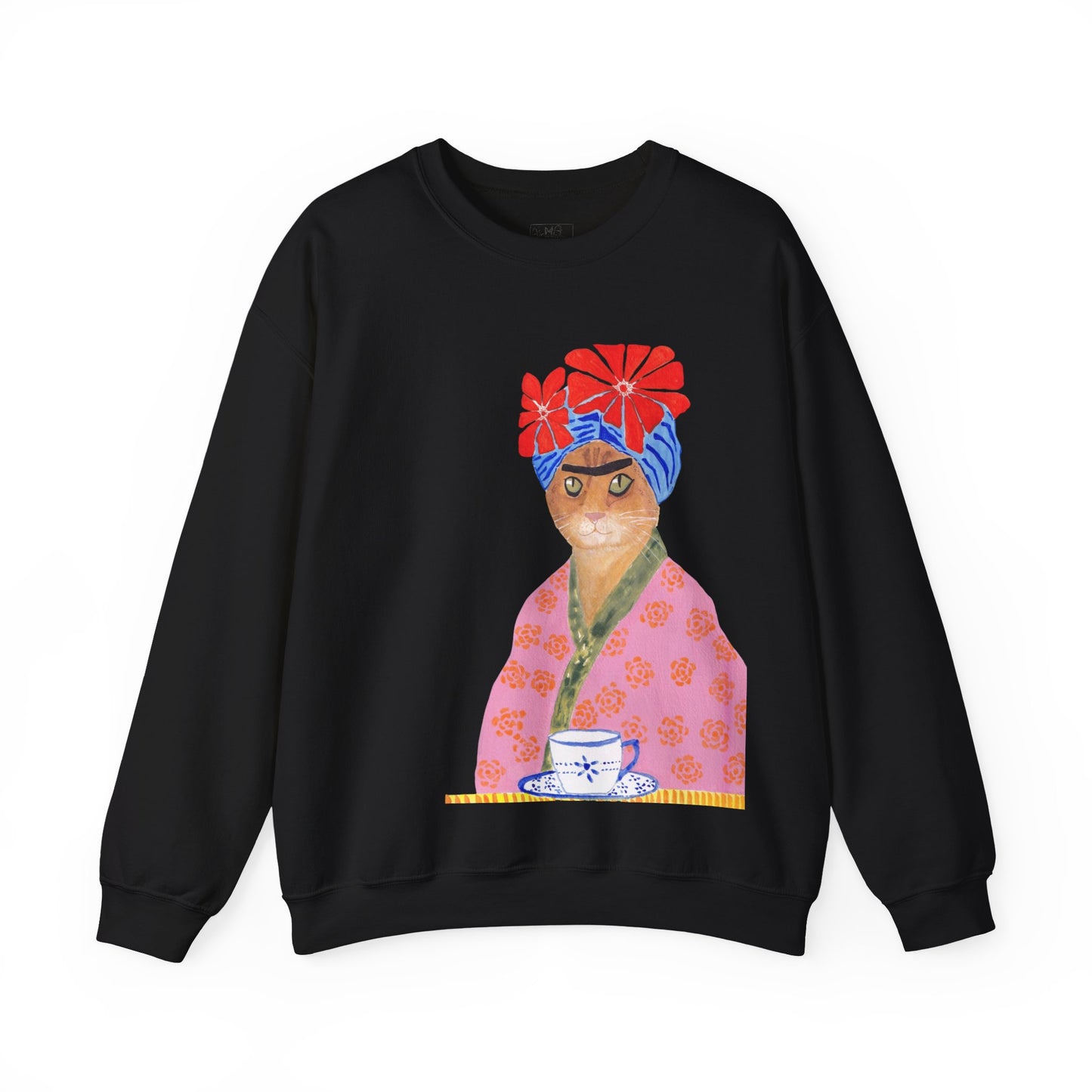 Frida Cat Unisex Heavy Blend™ Crewneck Sweatshirt