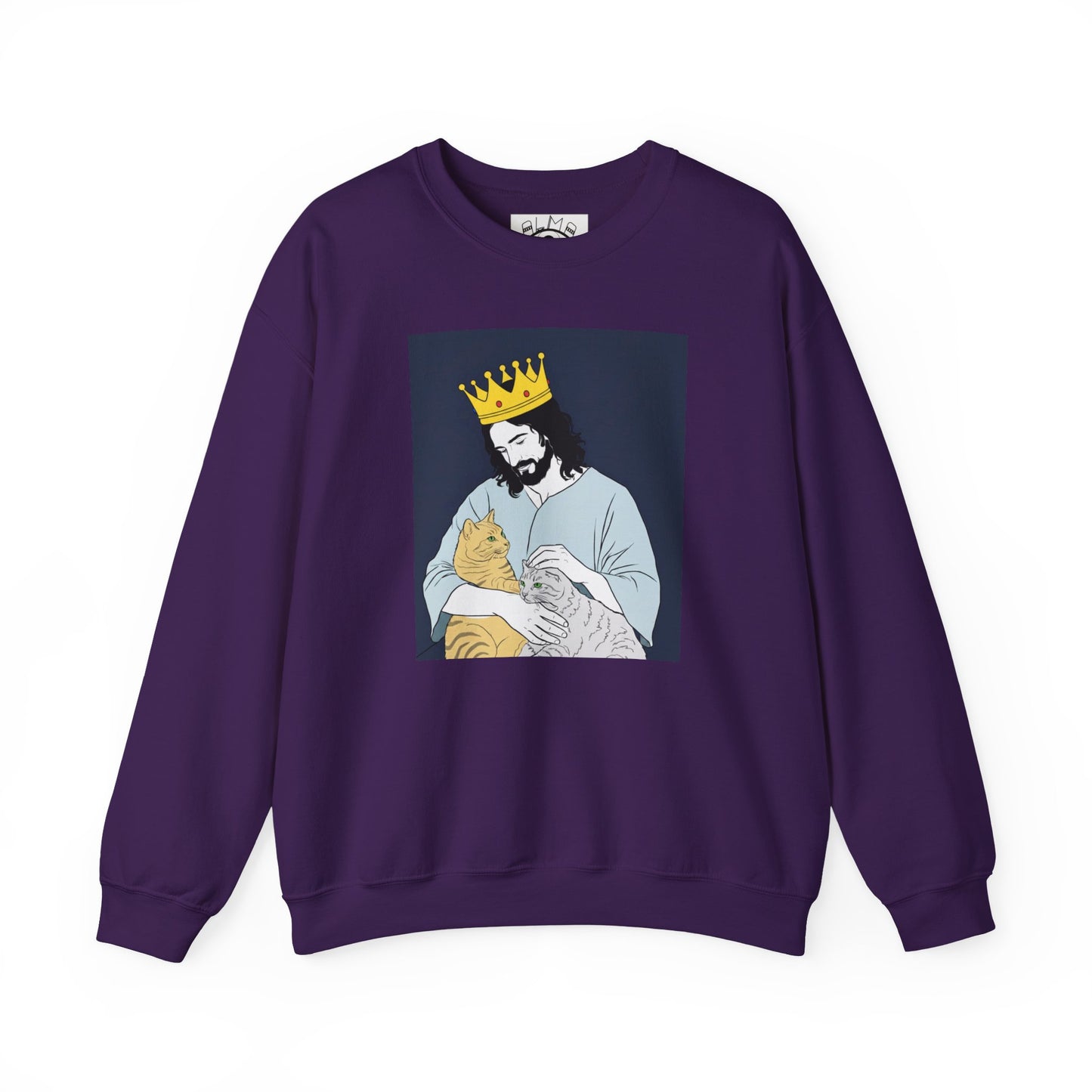Jeus and cat Unisex Heavy Blend™ Crewneck Sweatshirt