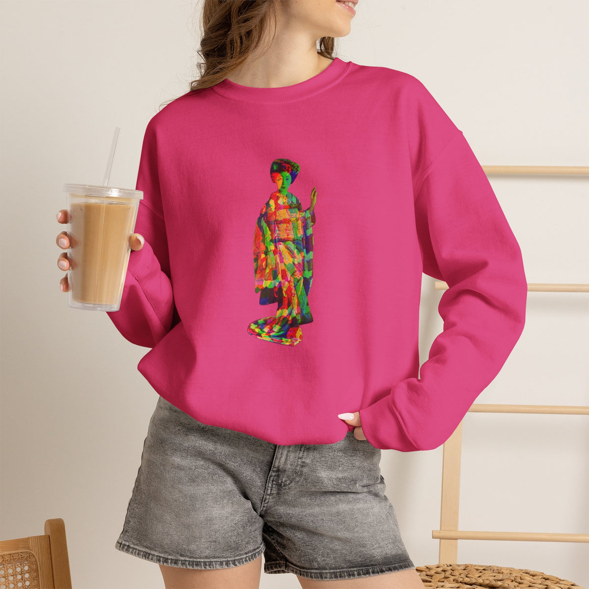 Neon Gueixa Unisex Heavy Blend™ Crewneck Sweatshirt