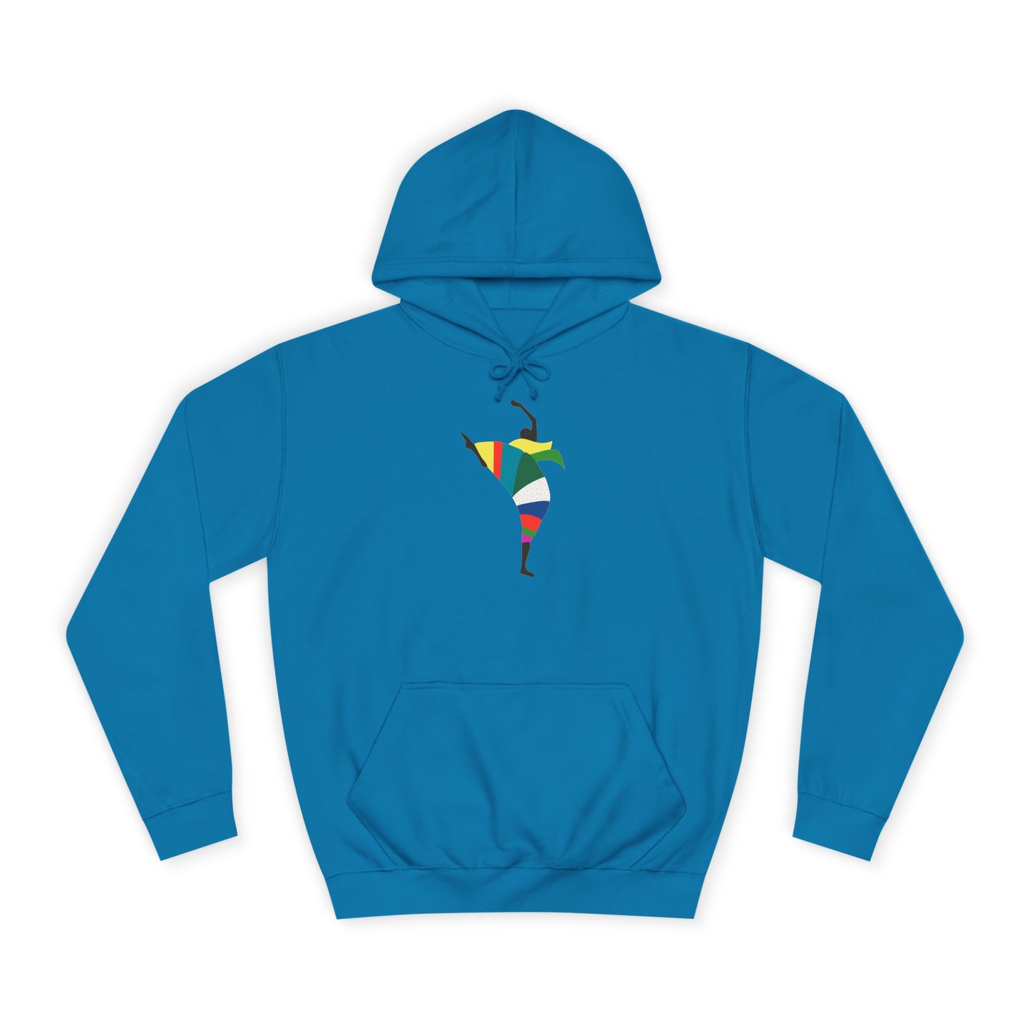 Colorful Dancer Unisex College Hoodie - Stylish Daily Wear