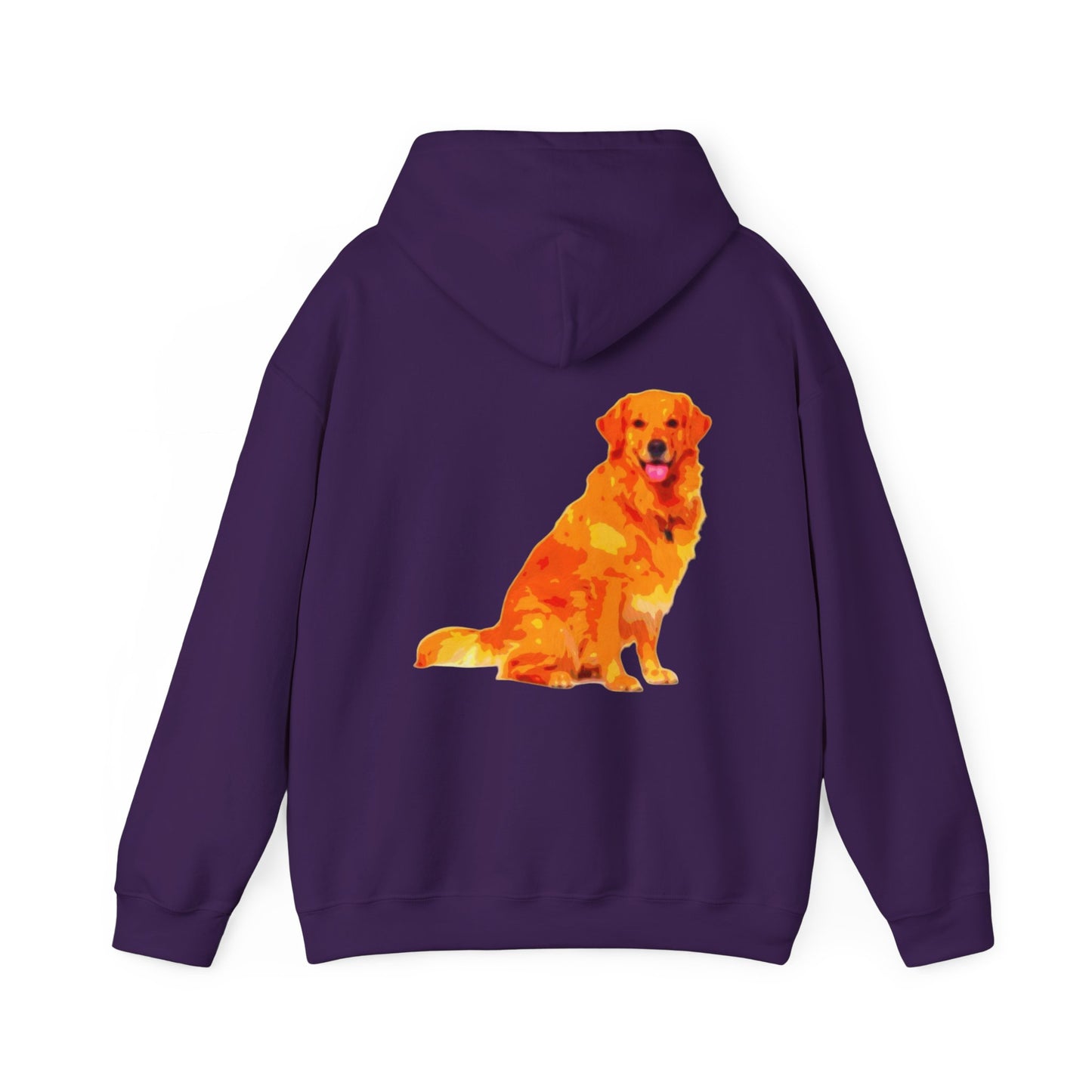 Vibrant Golden Retriever Hoodie, Pet Lover Gift, Cozy Sweatshirt, Animal Art Apparel, Dog Mom Outfit, Christmas Wear, Cute Canine Fashion