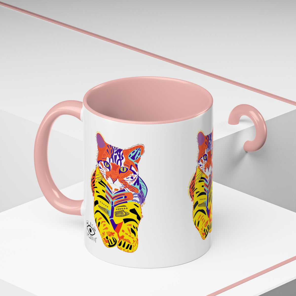 Tiger Cat Accent Coffee Mug (11, 15oz)