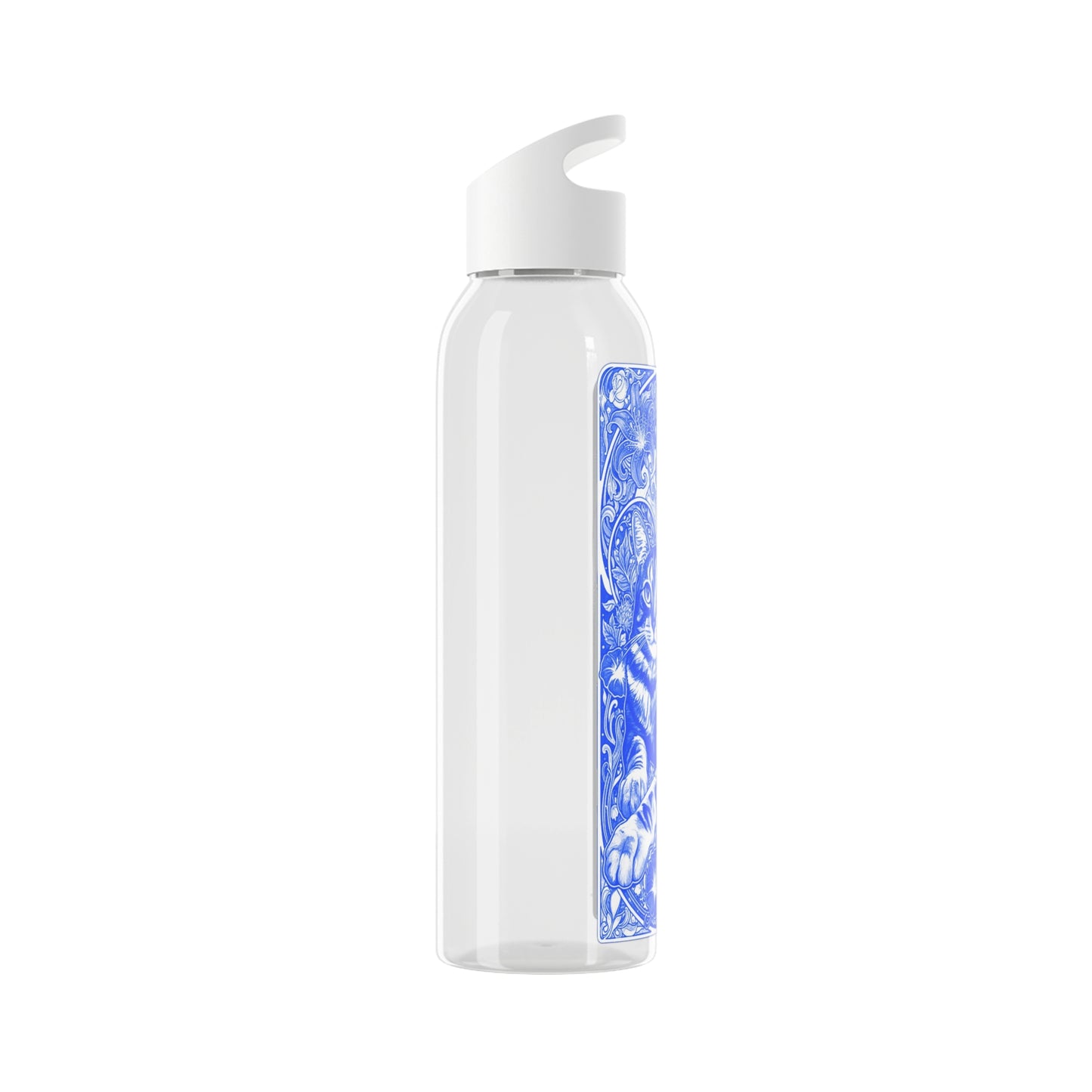 Art nouveaux blue tiles Sky Water Bottle